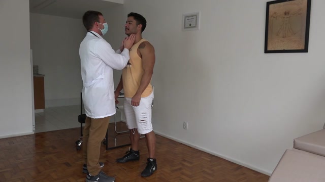 Athlete Has His Yearly Sports Physical Examination