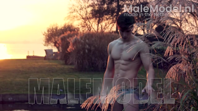 Scottish Twink Waks in Underwear Outside